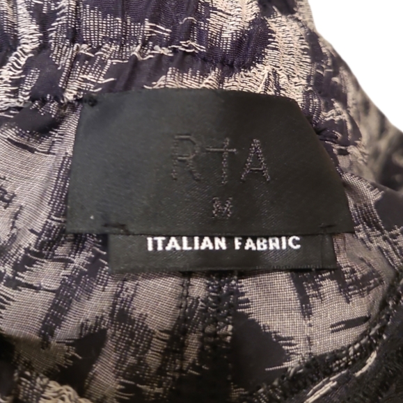 RtA |‎ Black Patchwork Patterned Shorts in Size Medium - Picture 5 of 6